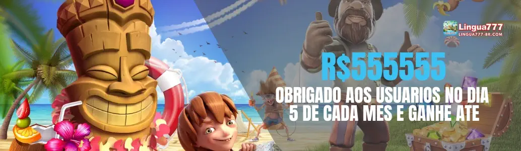 LINGUA777 Caça níqueis banner