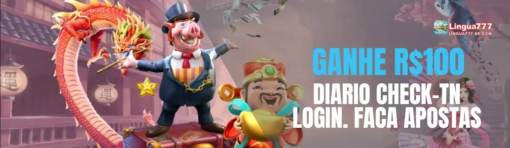 LINGUA777 Promoções banner
